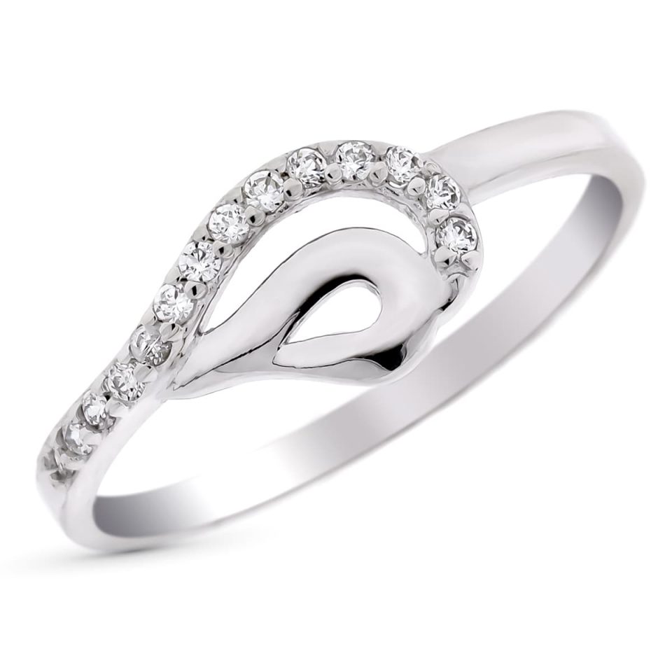 9K SORTIJA ORO BLANCO 14 CIRCONITAS ANCHO TOTAL 8 MM